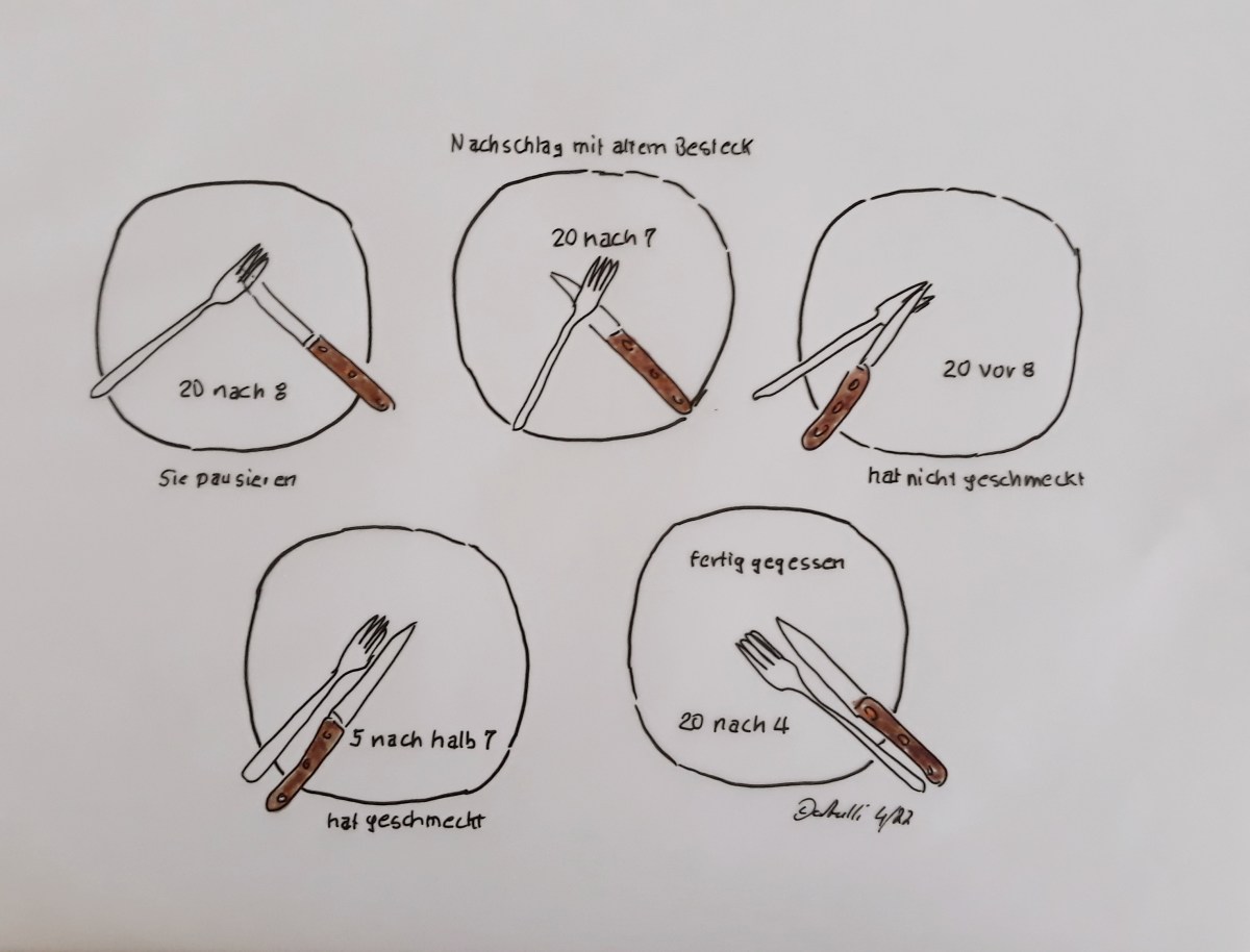 Besteck Richtig Legen Nach Dem Essen Bestecksprache: Über die Anordnung Ihres Bestecks können Sie im
