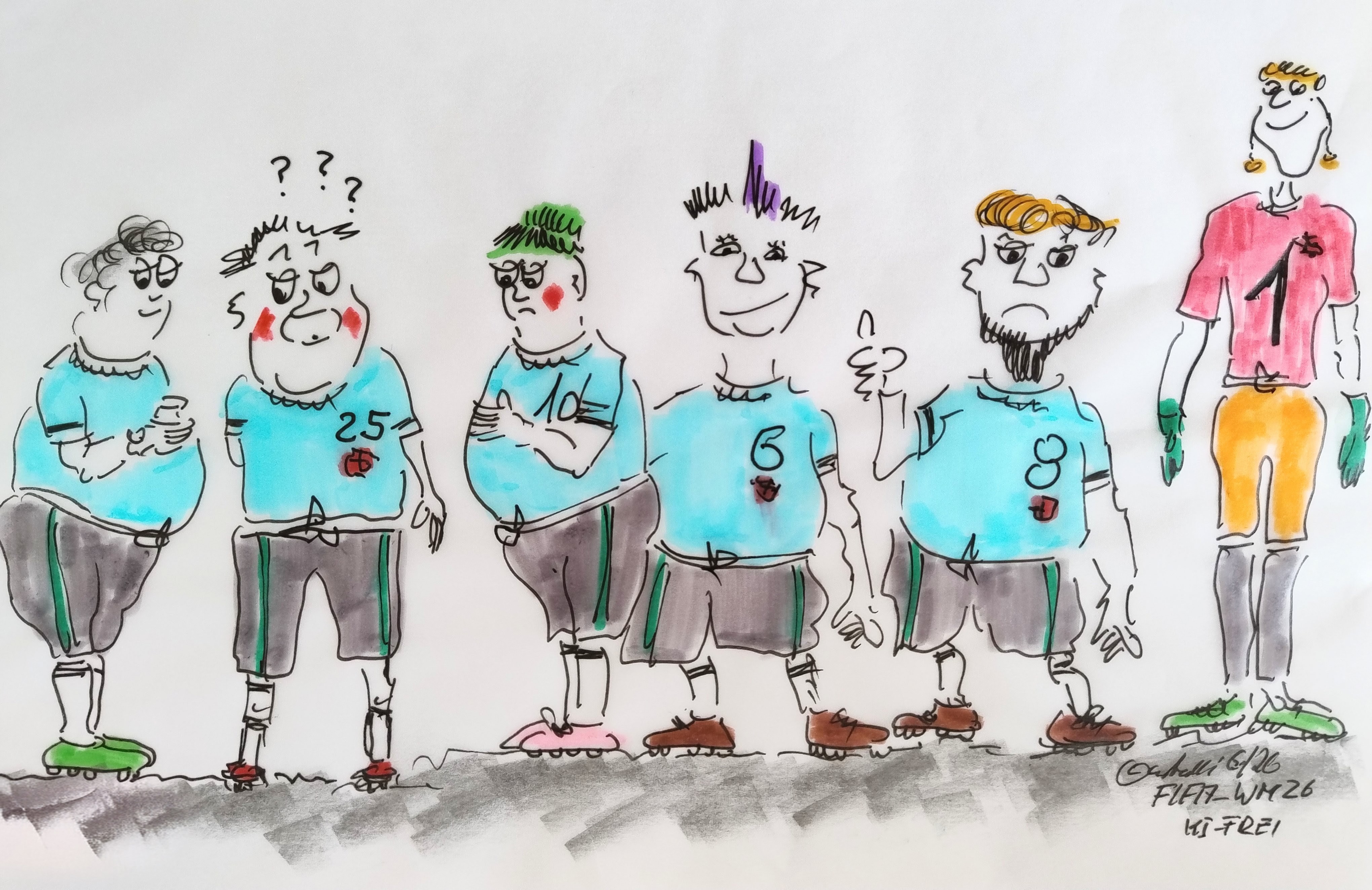 25. Wochenrückblick vom 21.06.2026. Immer Sonntags, immer 10:00 Uhr, heute 4 Cartoons zu Themen wie: Roboter auf dem weg zum Everest; David Caruso/Horatio Caine; Ferarri gewinnt mit Hamilton; FIFA WM 2026. Alle Infos hier.